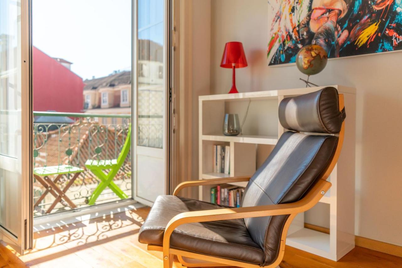 Lv Premier Baixa Pr2 Elevator, City View, Balcony Lisbon Bagian luar foto